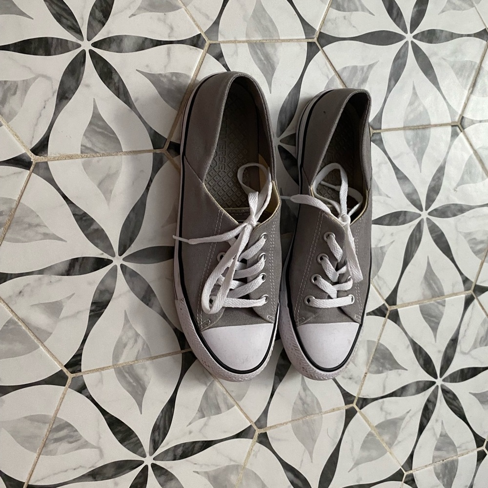 Converse grey CTAS coral ox 8